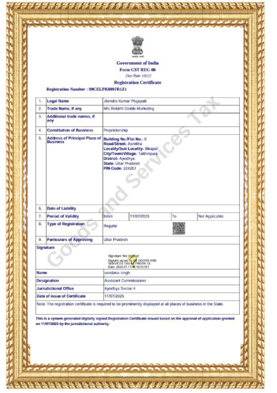 FSSAI Certificate